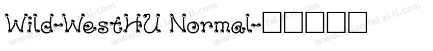 Wild-WestHU Normal字体转换